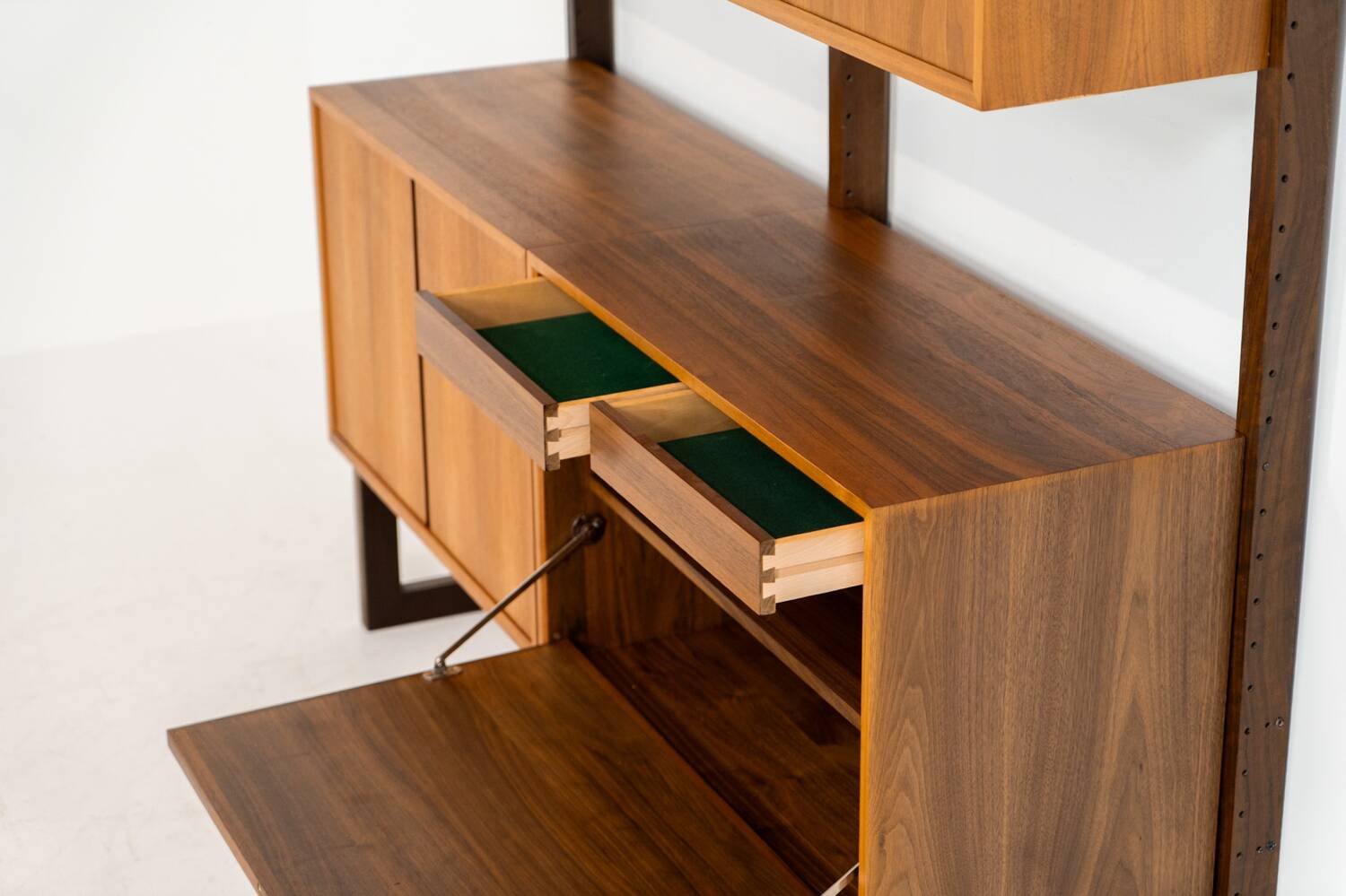 Fee standing wall unit by Poul Cadovius