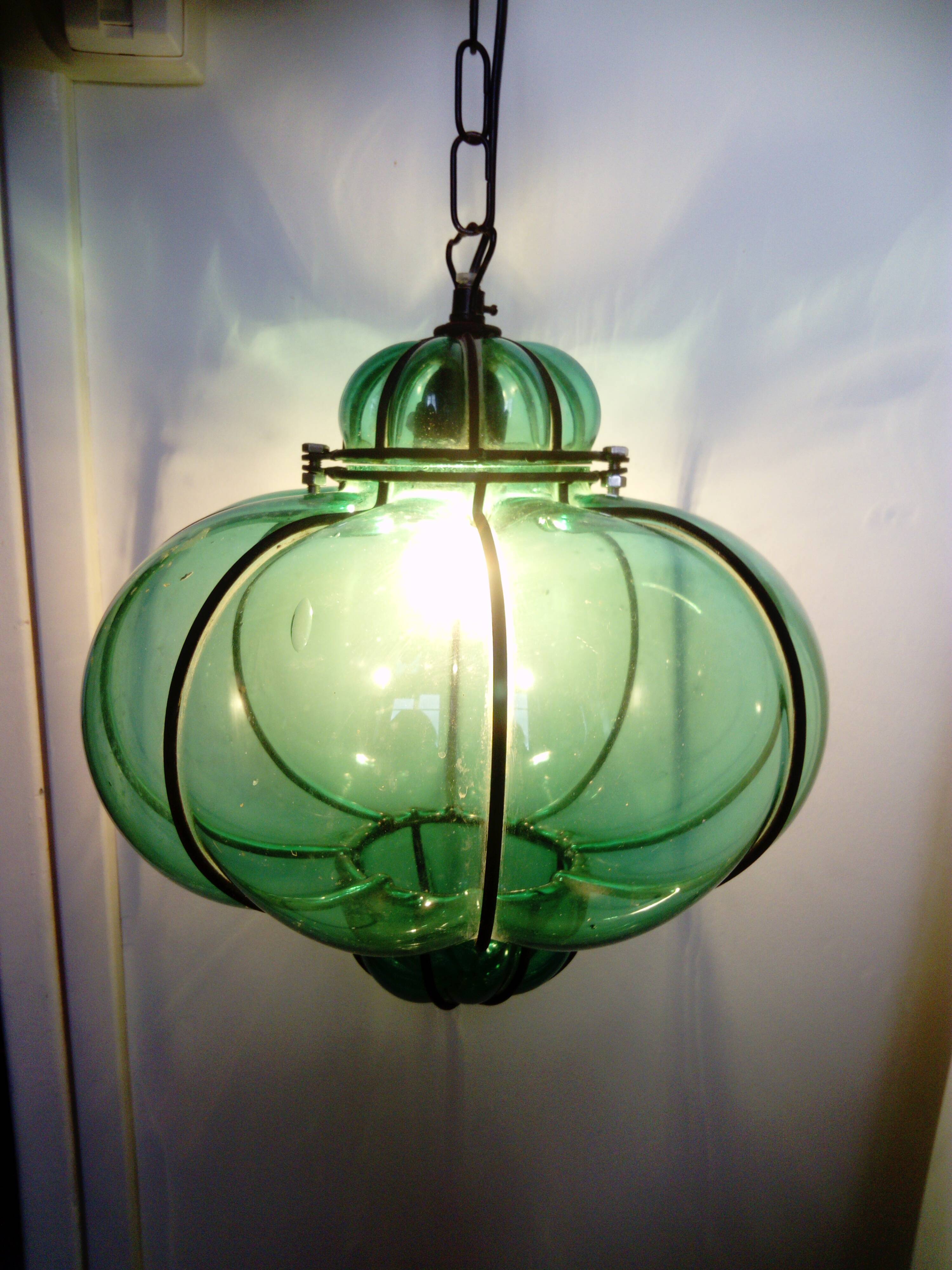 Venetian style glass lantern/pendant light