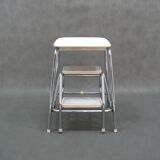 Vintage Metal Stool, 1980s