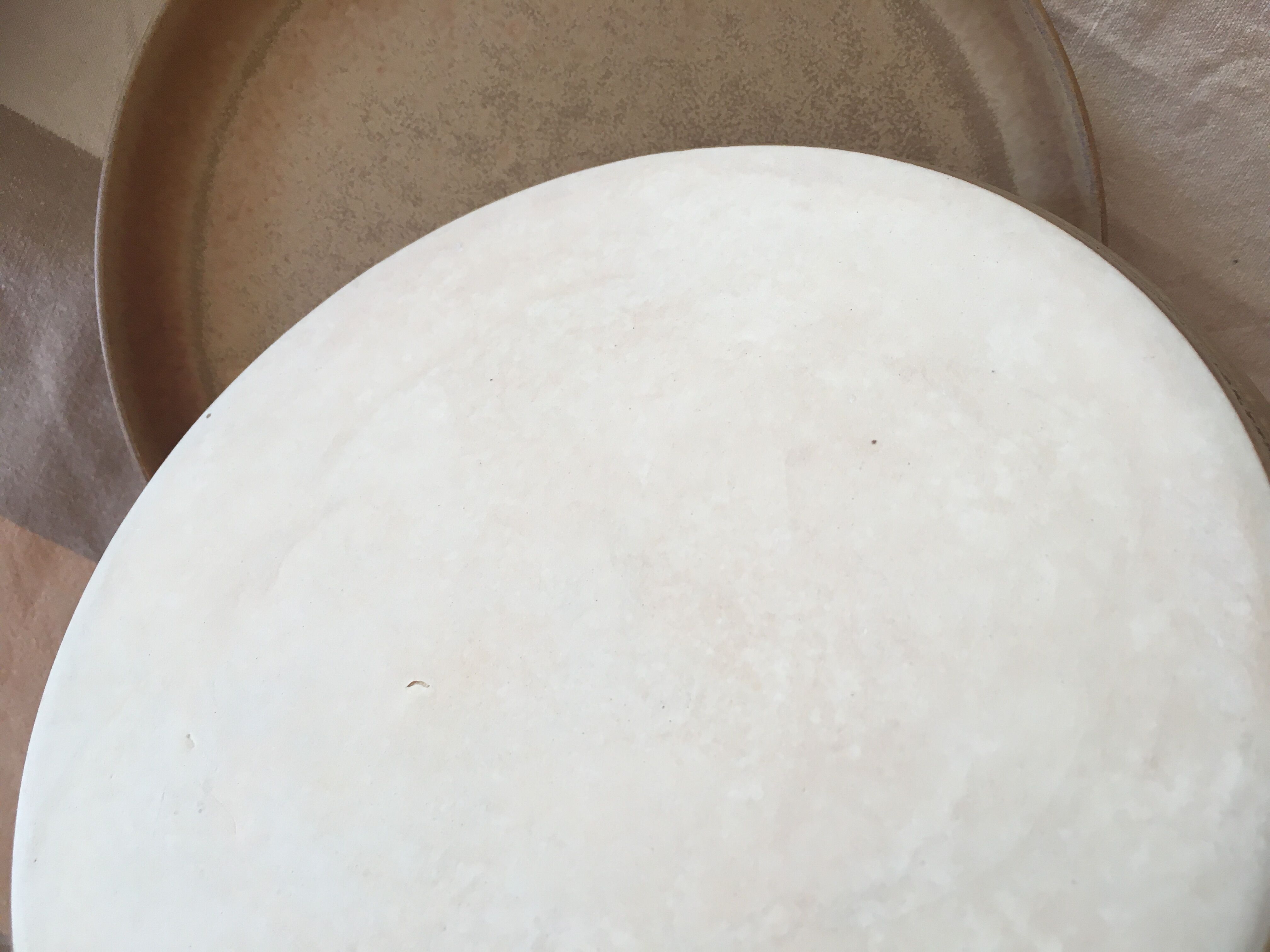 Lot of 8 flat sandstone plates