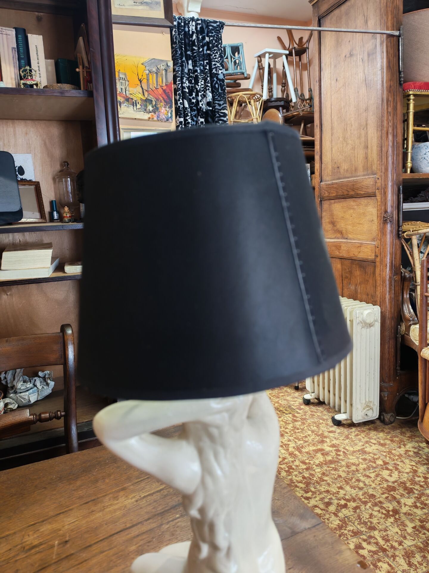 Art Deco style ceramic lamp