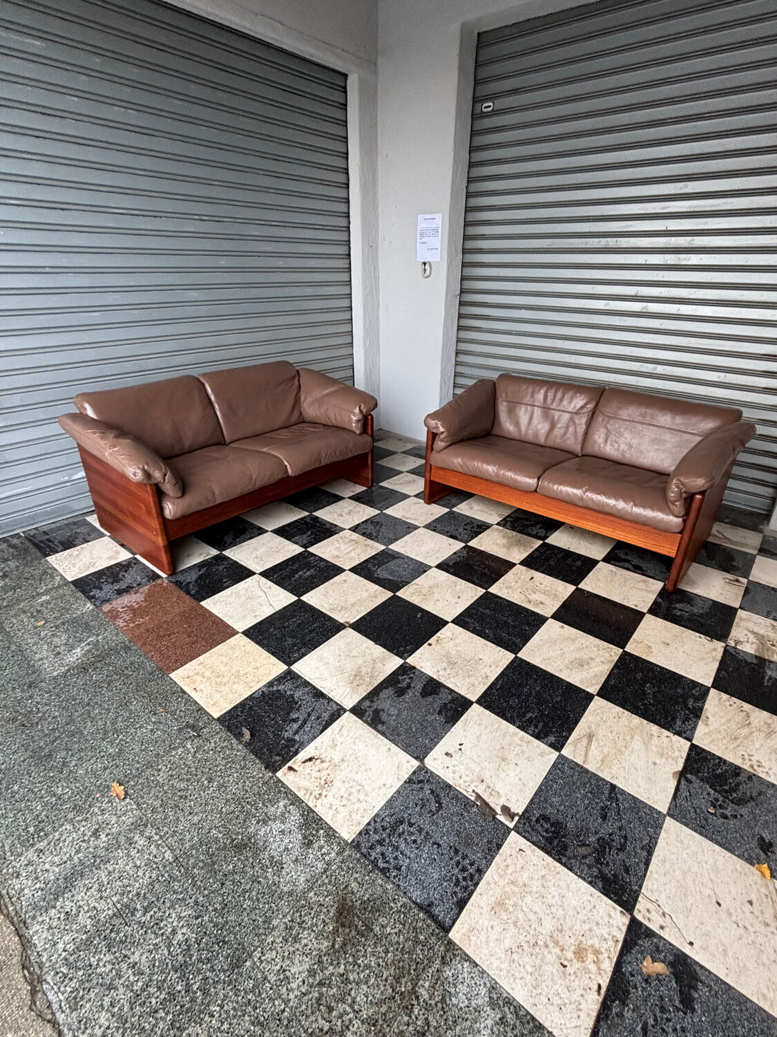 Canapé danois en teck massif Mikael Laursen