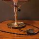 Lamp, Art Nouveau pocket, bronze noodle