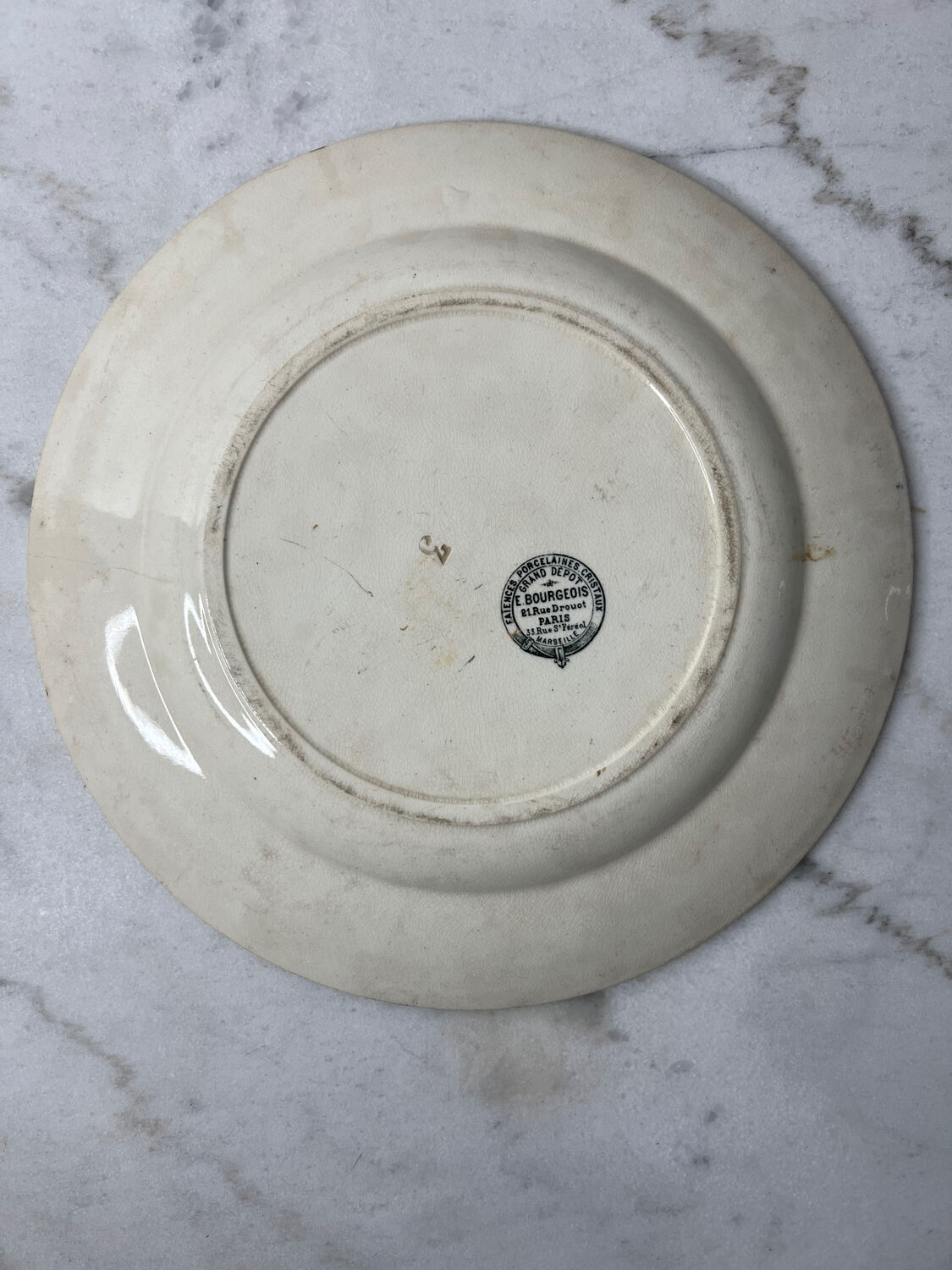 Large flat plate E. Bourgeois