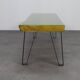 Unique Handmade Green Epoxy Fusion Bench, 1990s