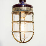 "Red wine" bakelite lamp