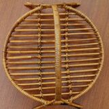 Vintage fruit cup year 50 rattan