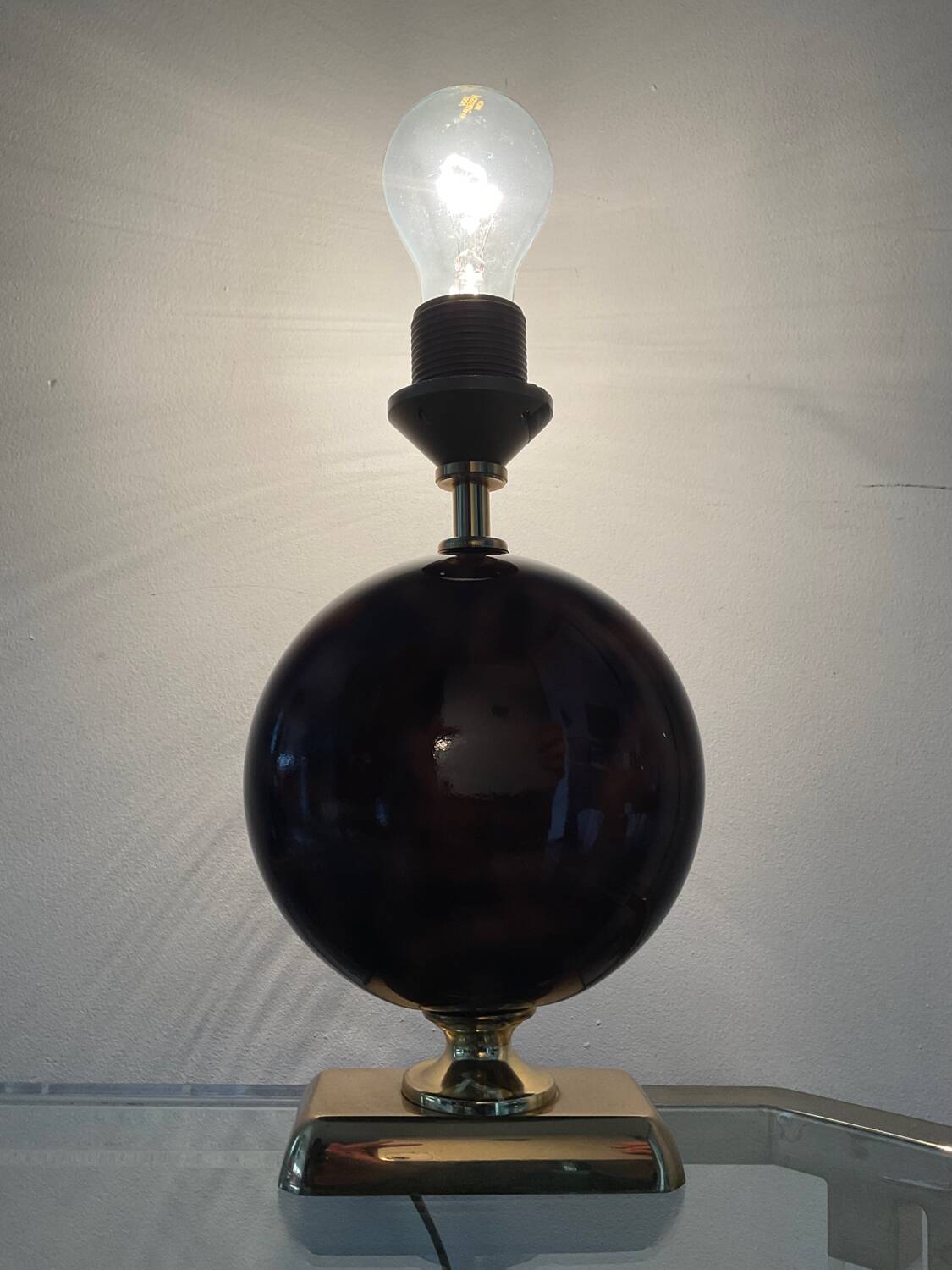 Duo of le dauphin lamp bases from the 70s and 80s
