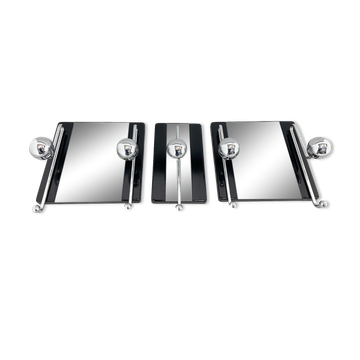 Set of 3 coat racks 1970