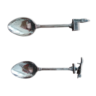 Decorative spoons, concord and big ben