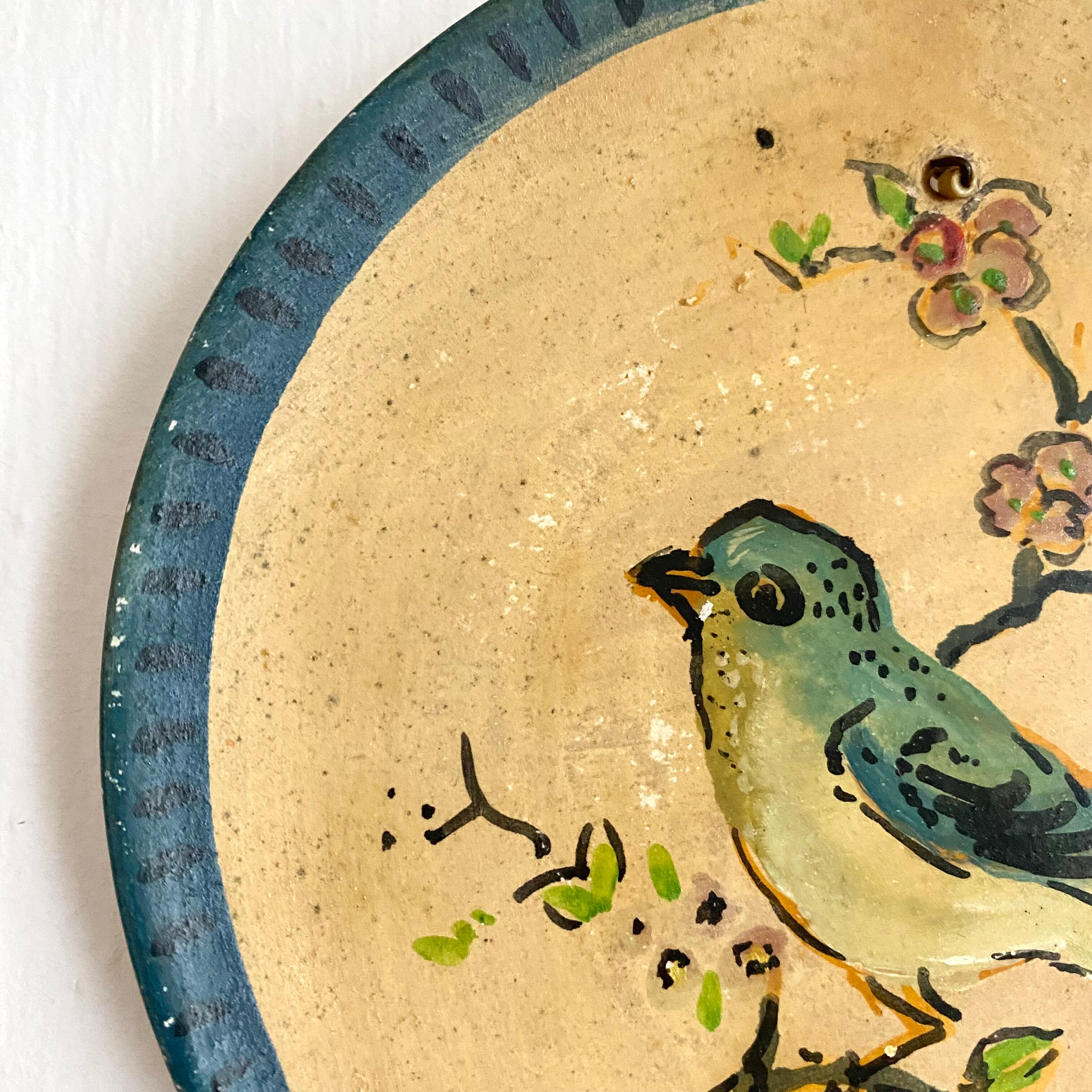 Decorative bird plate