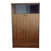 Secrétaire Brissac en acajou satiné – design français années 60