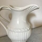 Gien enamel ceramic pitcher