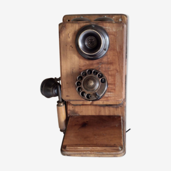 Vintage wood phone