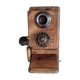 Téléphone vintage bois