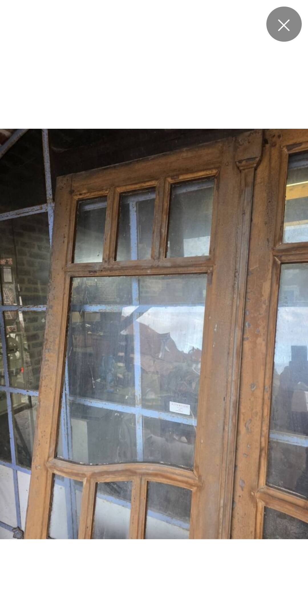 Pair of old Art Nouveau doors