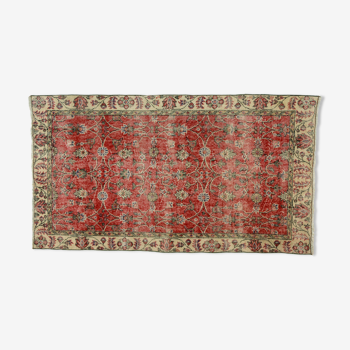 Anatolian handmade rug 198 cm x 112 cm