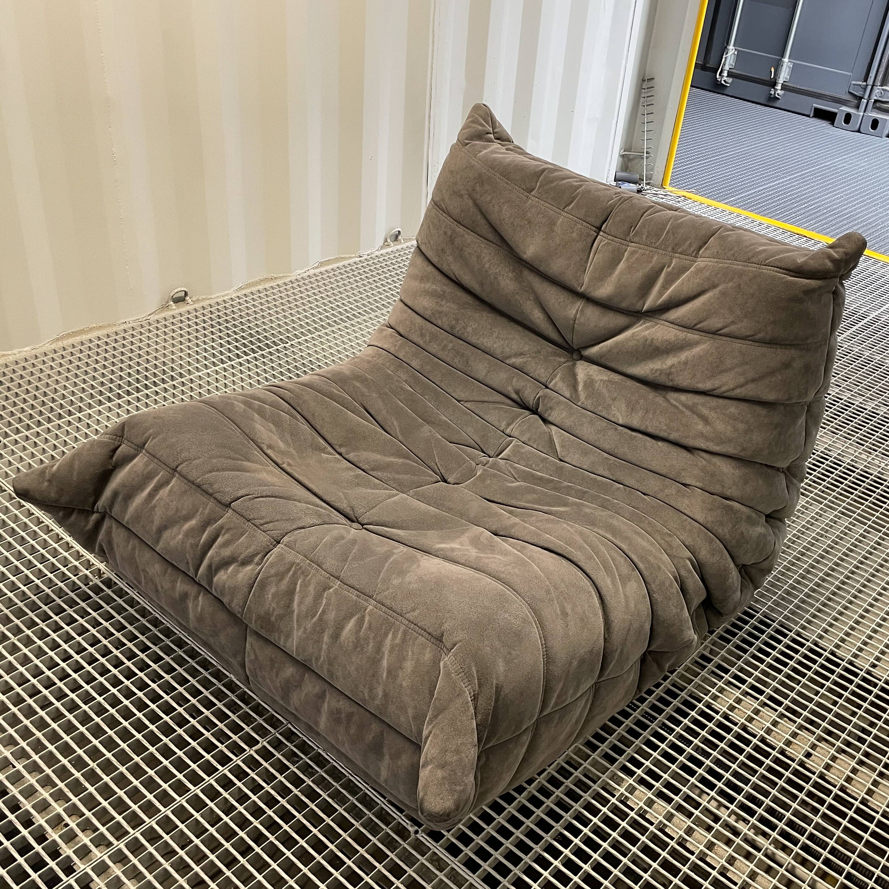 Togo Roset Line Driver in Anthracite Grey Alcantara