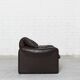 Leather Maralunga Lounge Chair and Ottoman by Vico Magistretti for Cassina