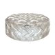 Round glass ceiling lamp, Eickmeier Leuchten, Germany 1970s.