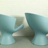 Set of 2 Karim Rashid Kite Lounge Chairs for Label, 2004