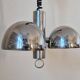 Midcentury Chrome Space Age Chandelier/Pendant Hillebrand, Germany, 1970s