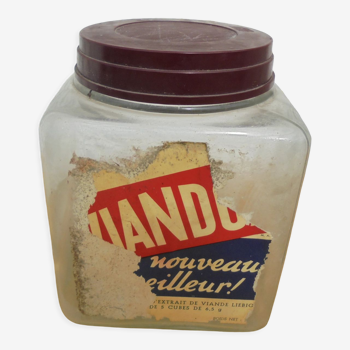 Viandox grocery glass jar
