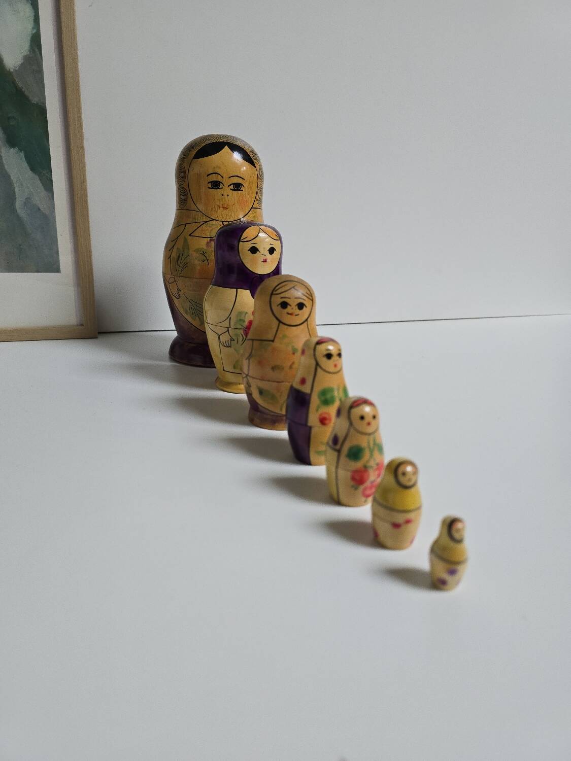 Russian doll Soviet era 7 matryoshka