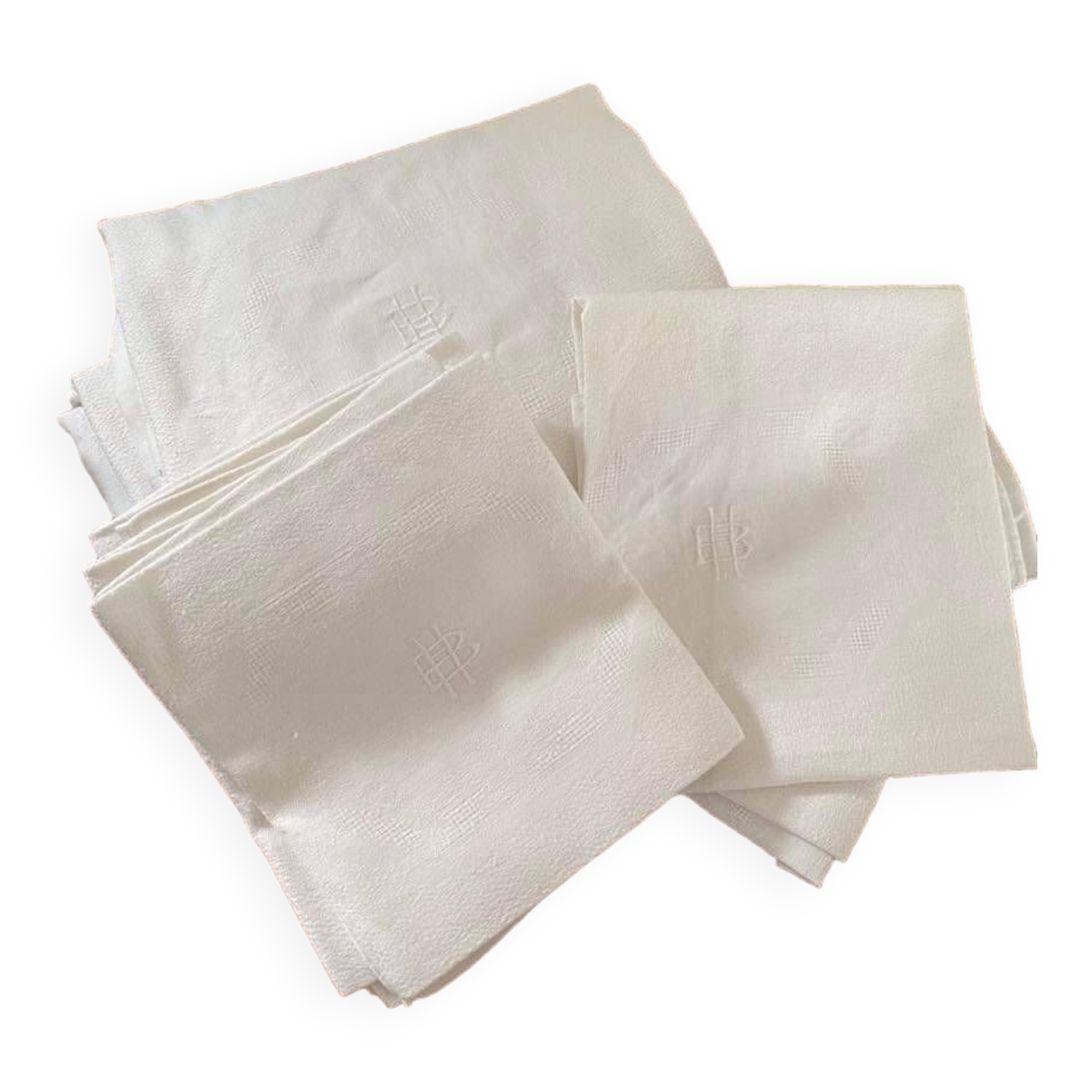 Serviettes De Cuisine Rottweiler - Lot 1 - Coton Blanc Cassé - 45,7x66 Cm - Lavable Machine