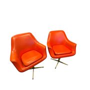 Pair of Swivel Bucket Chairs