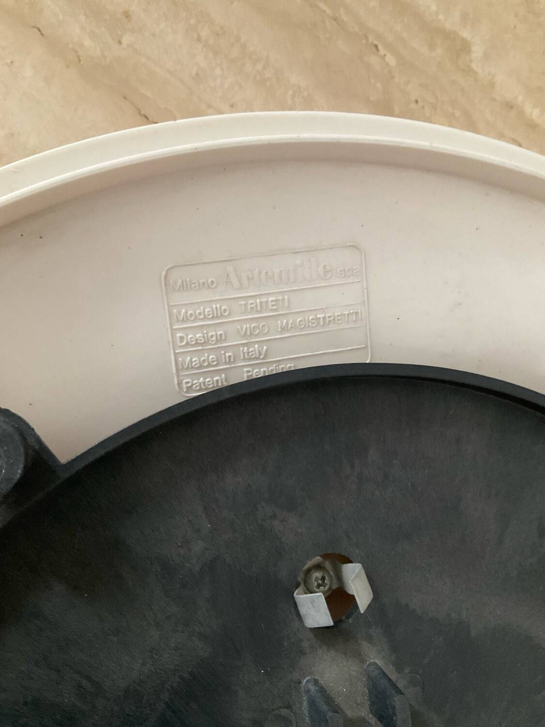 Applique Triteti par Vico Magistretti pour Artemide