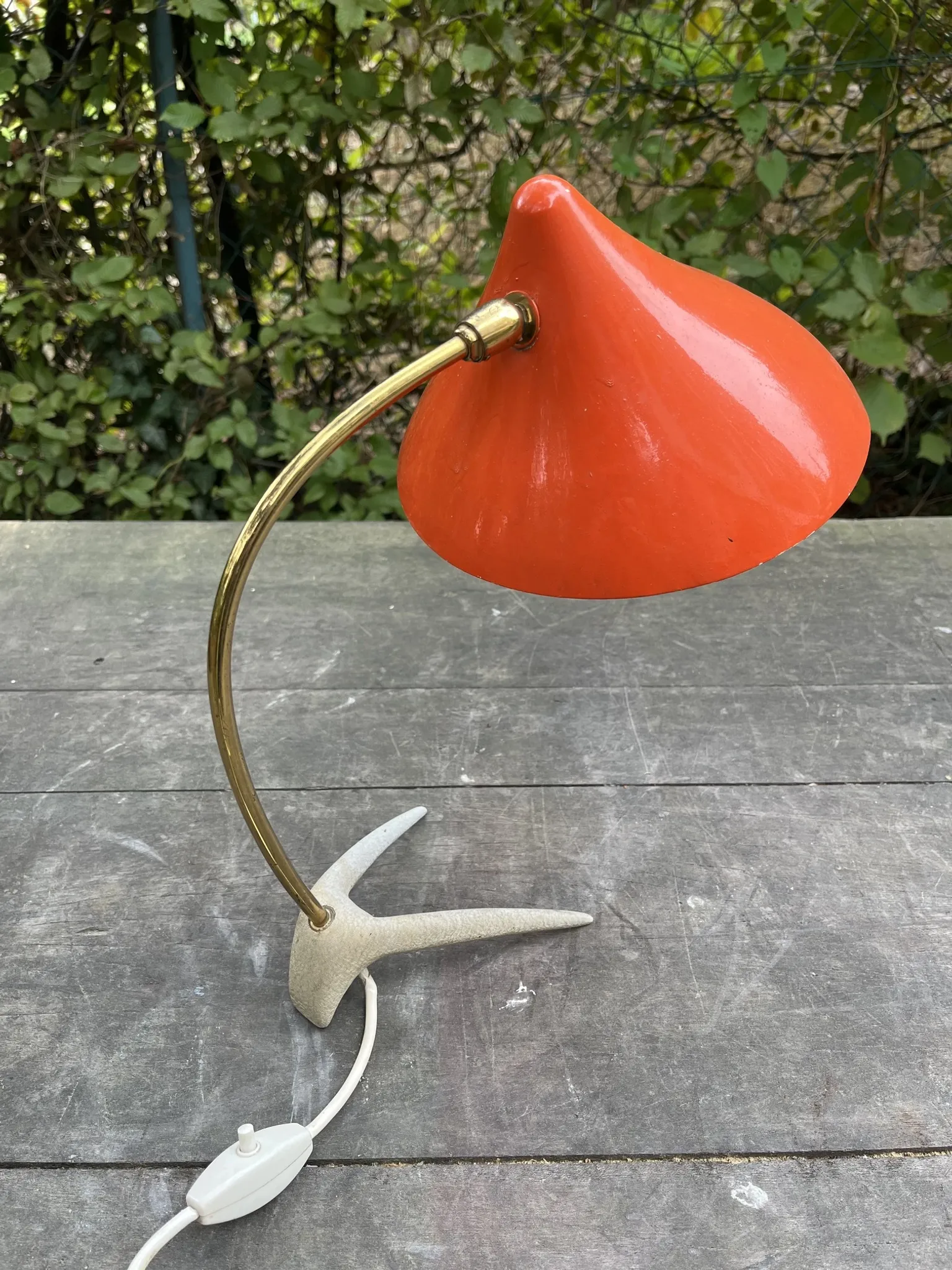 Crowfoot desk lamp by Karl-Heinz Kinsky
