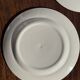 Lot de 3 petites assiettes à dessert frise de fleurs bleues pas de marque