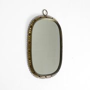 Mid century brass wall mirror by Josef Frank for Svenskt Tenn Sweden