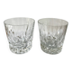 Paire verres whisky «Guernesey » cristal Saint Louis