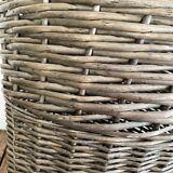 XXL 57cm grey wicker basket