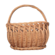 Basket with wicker handle