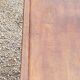 Vintage side table from the 50s in beech oak and poplar compass feet