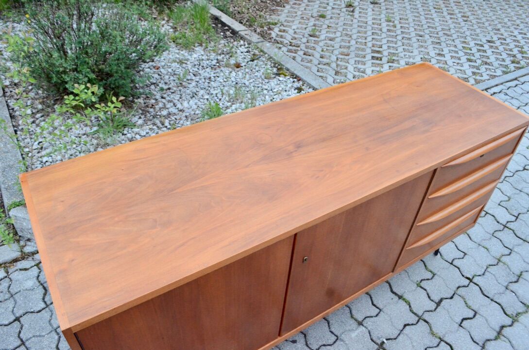 MID Century A.M.T Sideboard Germany Cabinet Walnut Minimalist