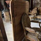 Pair of Louis Philippe period mirrors in gilded wood 1.30m x 89cm