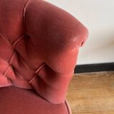 Mariette pink toad fireside chair