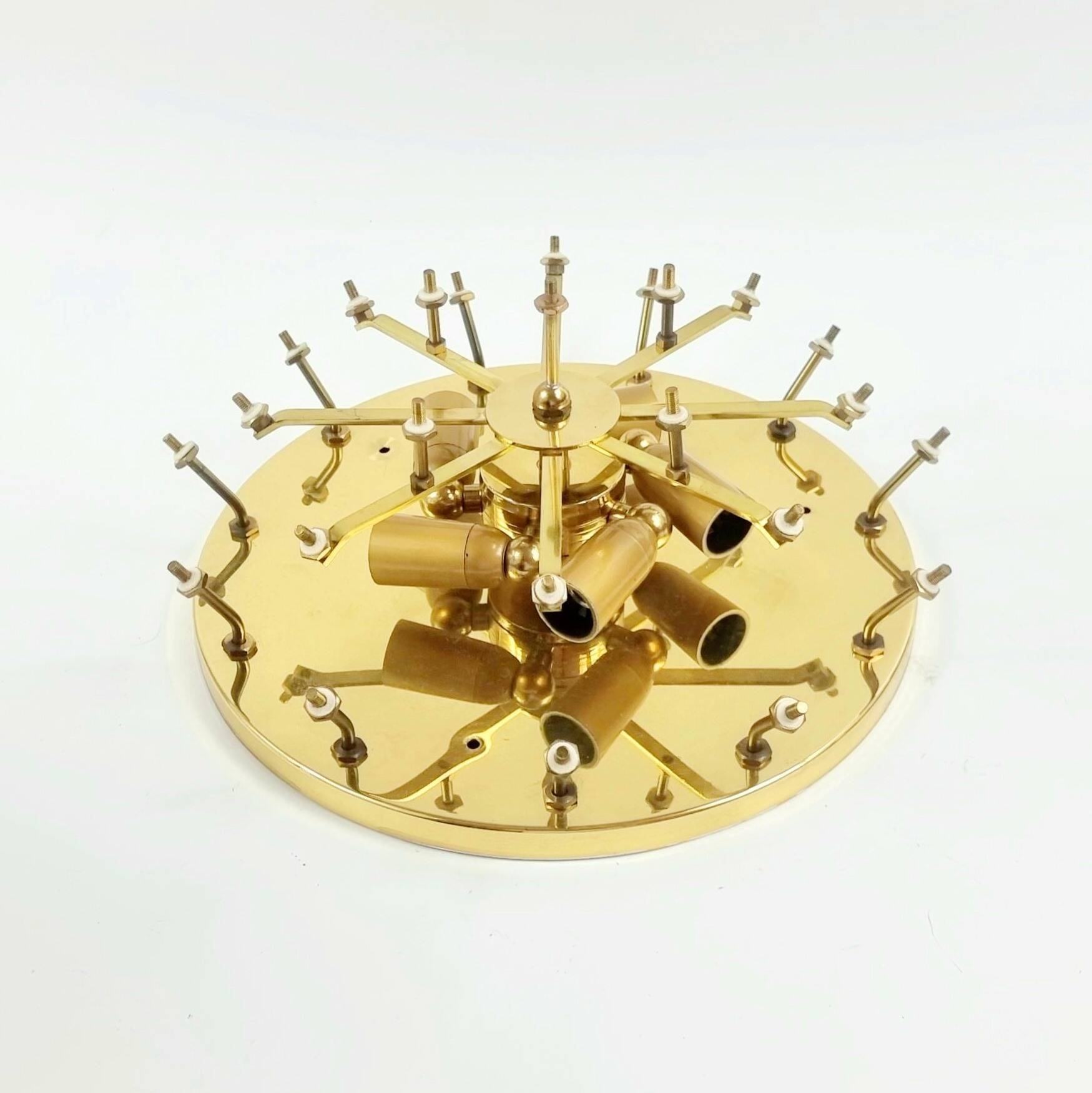 Mid-Century Murano Glass Ceiling Light by Ernst Palme for Palwa, 1960s