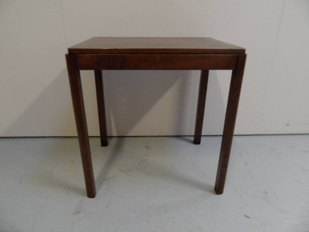 Art Deco oak sidetable