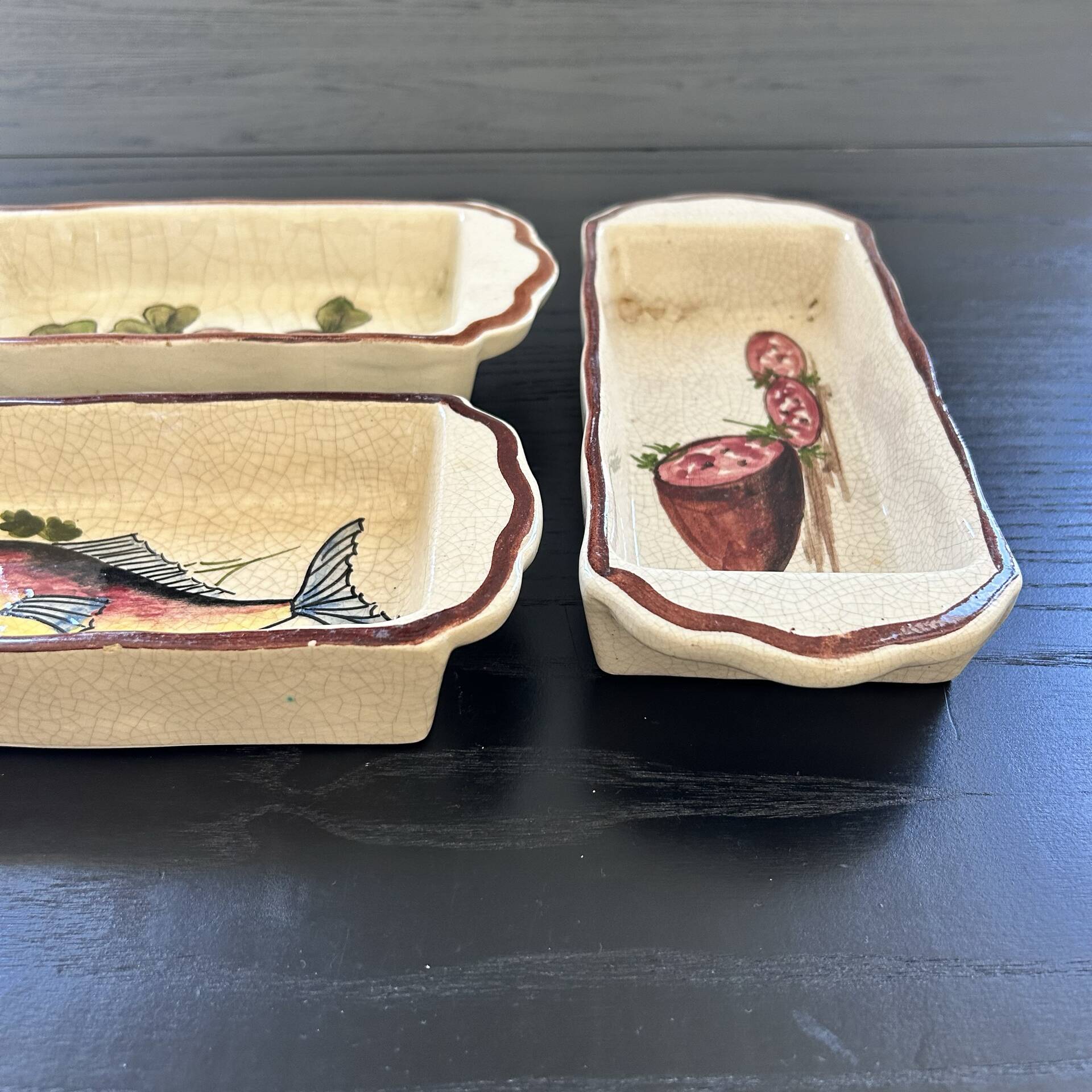 Set of 3 ramekins made in Italy