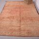 Peach Vintage Moroccan Rug 183 x 274 cm, Berber Wool Rug, Bohemian Rug