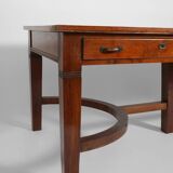 Wooden library table. Portugal, 1940s.