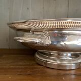 Old silver metal trivet