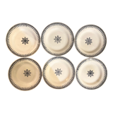 6 assiettes Saint Amand