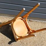 8 chaises baumann n°21 hêtre clair