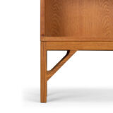 Danish Oak Bookcase "China" by Borge Mogensen for FDB Mobler, 1960s